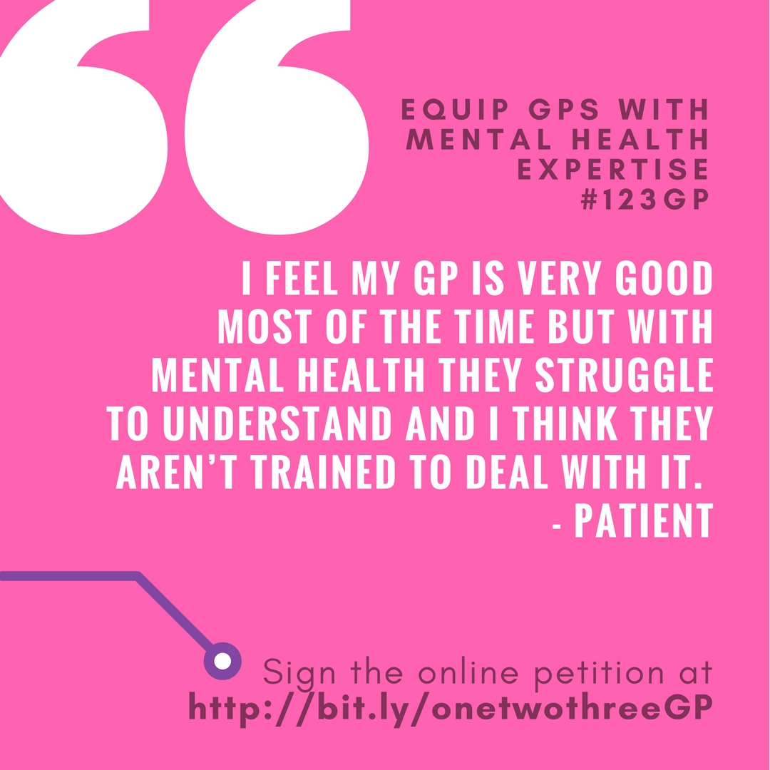 #123GP wants to hear your experience of accessing mental health care from your GP 
